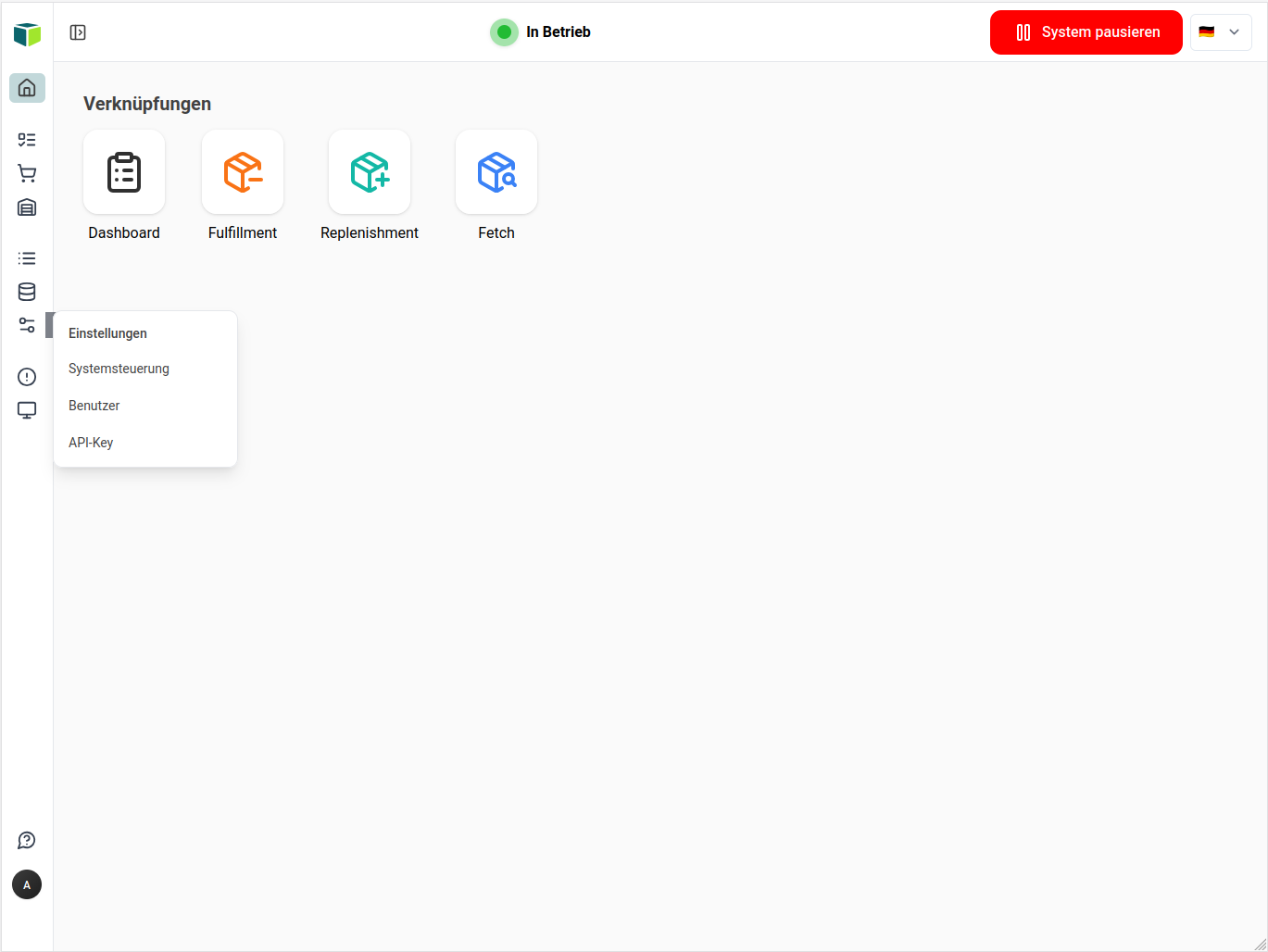 Neue Navigation mit Schnellzugriff